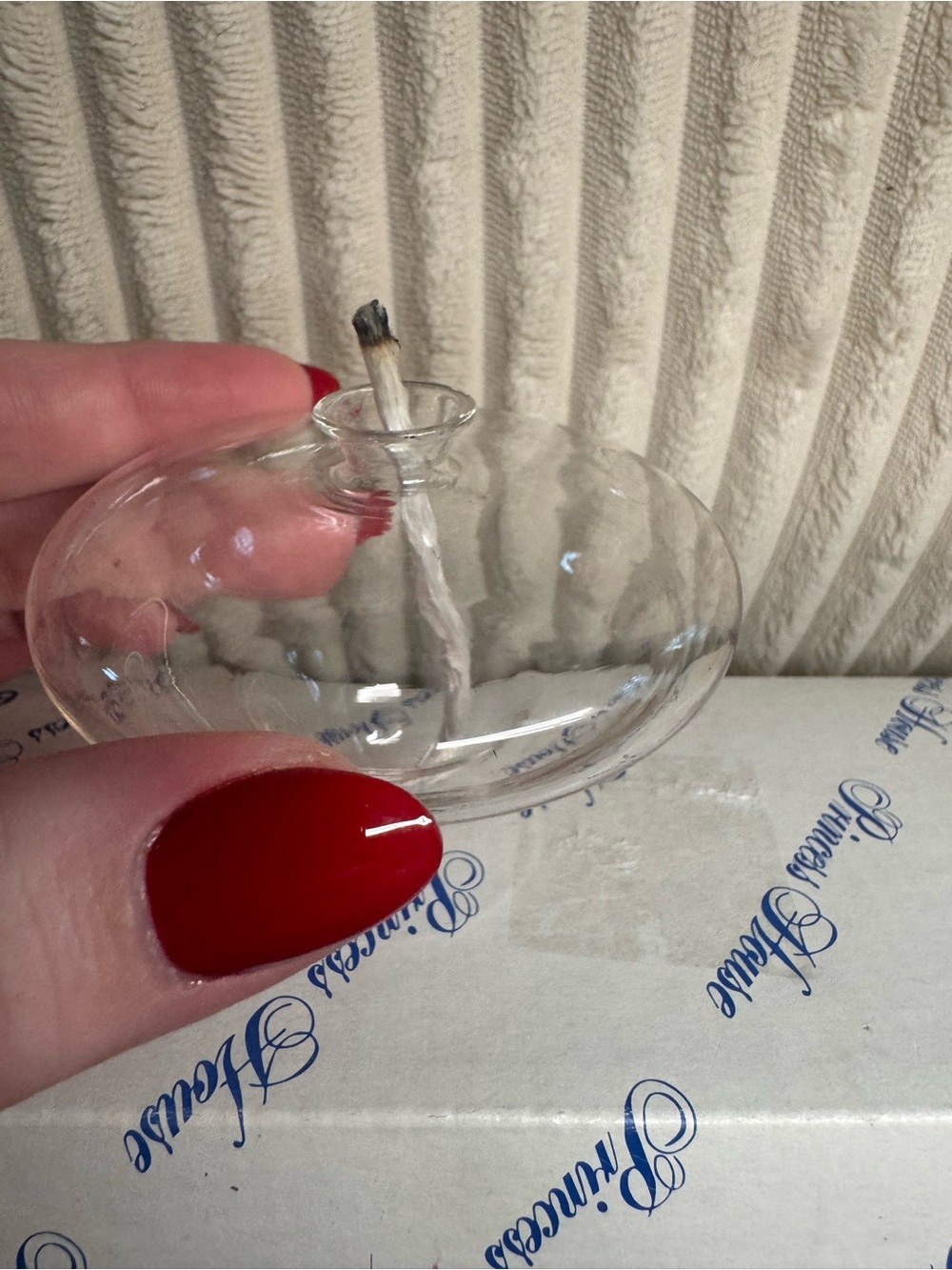 Princess House Crystal Floating Oil Lamps